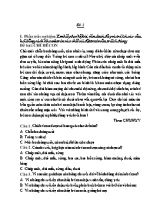 Đề kiểm tra khảo sát học sinh giỏi Tiếng việt lớp 3